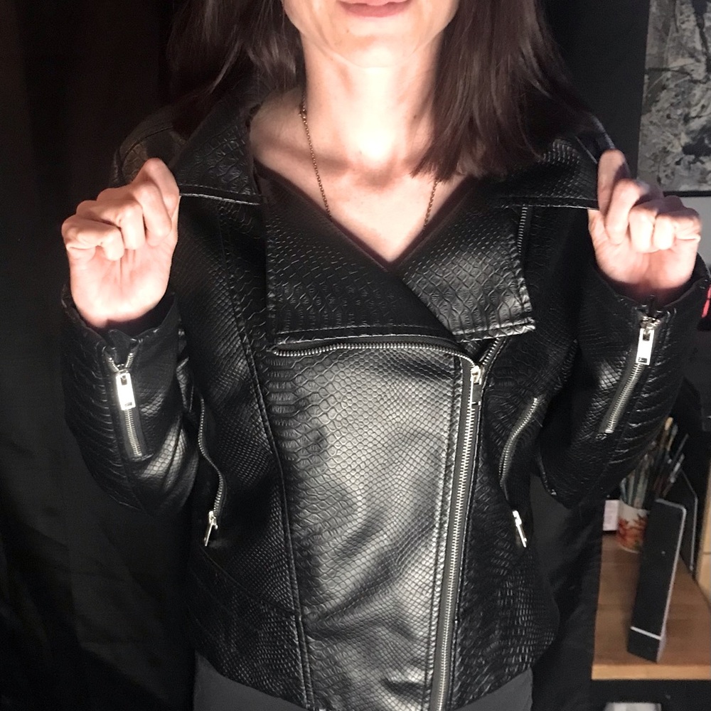Pleather Jacket Small